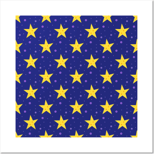 Pattern Stars Posters and Art